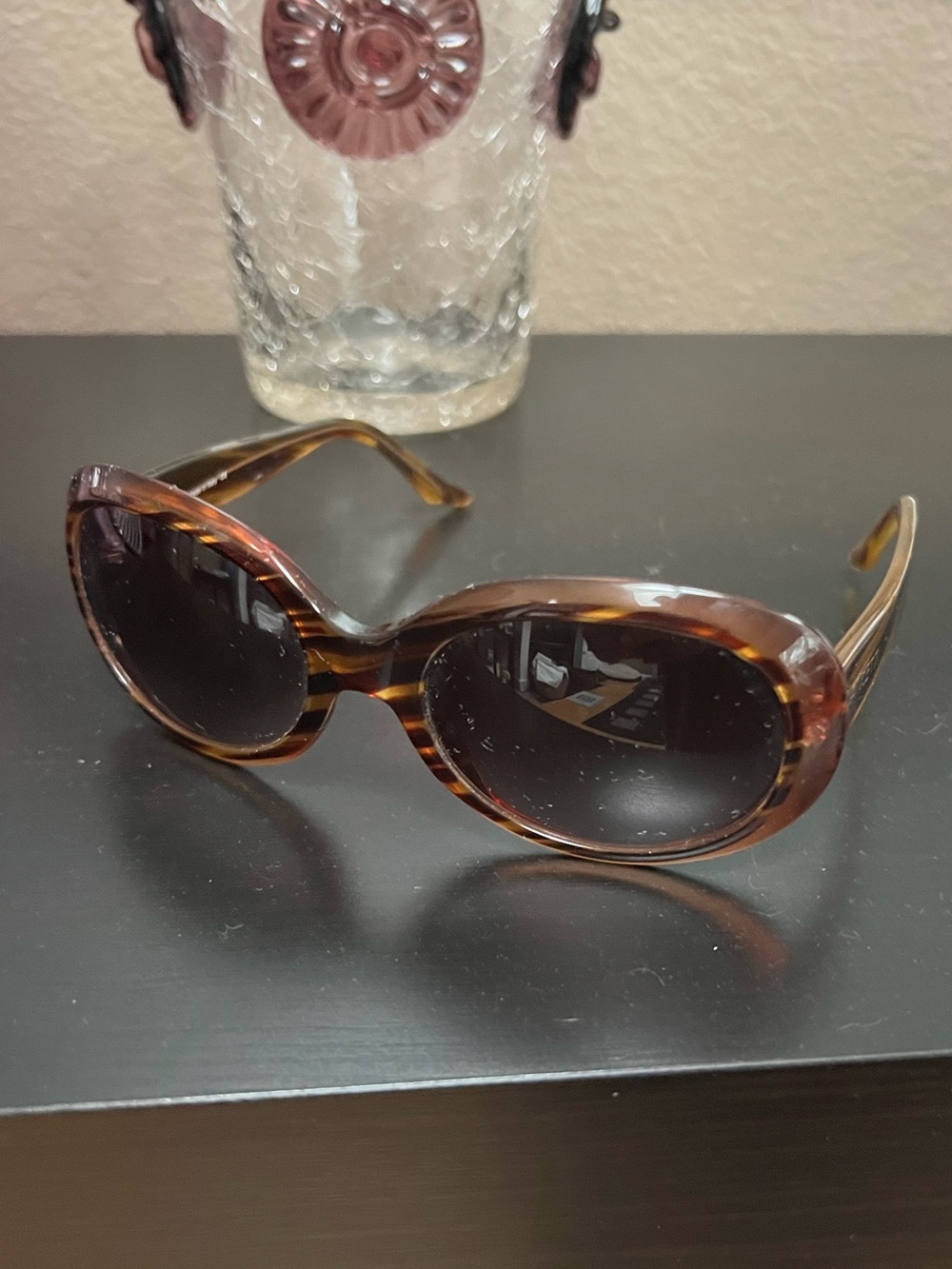 Vintage Lancetti Sunglasses 3675/1 Tortoise Frame Brown Lenses